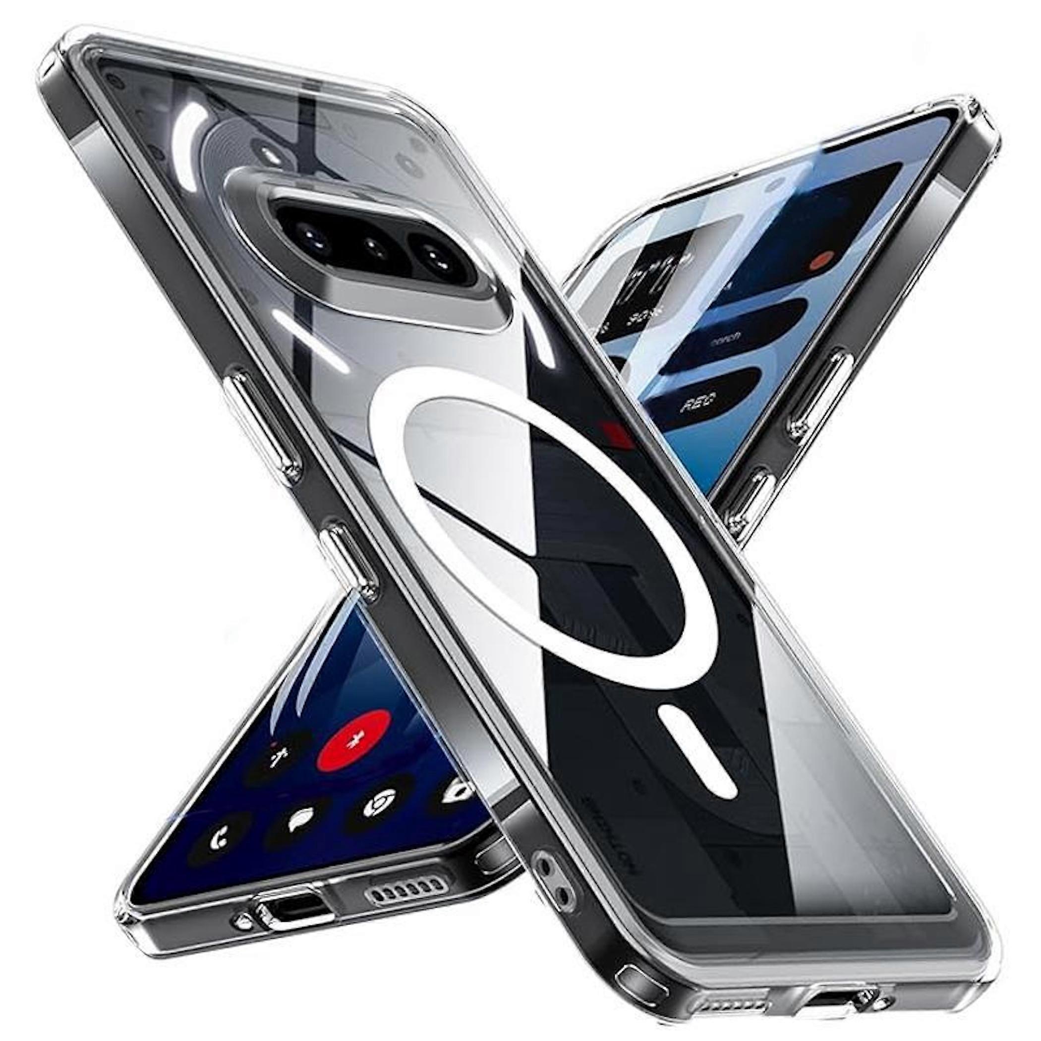 MagSafe phone case for Nothing Phone 4a, TPU silicone hybrid, shockproof, crystal clear
