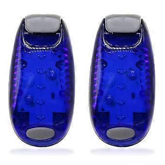 2pcs Led Safety Lights Dogs People Bonus Running Light Clip On Strobe High Visibility 3 Modes For Runners Cycling Weatherproof