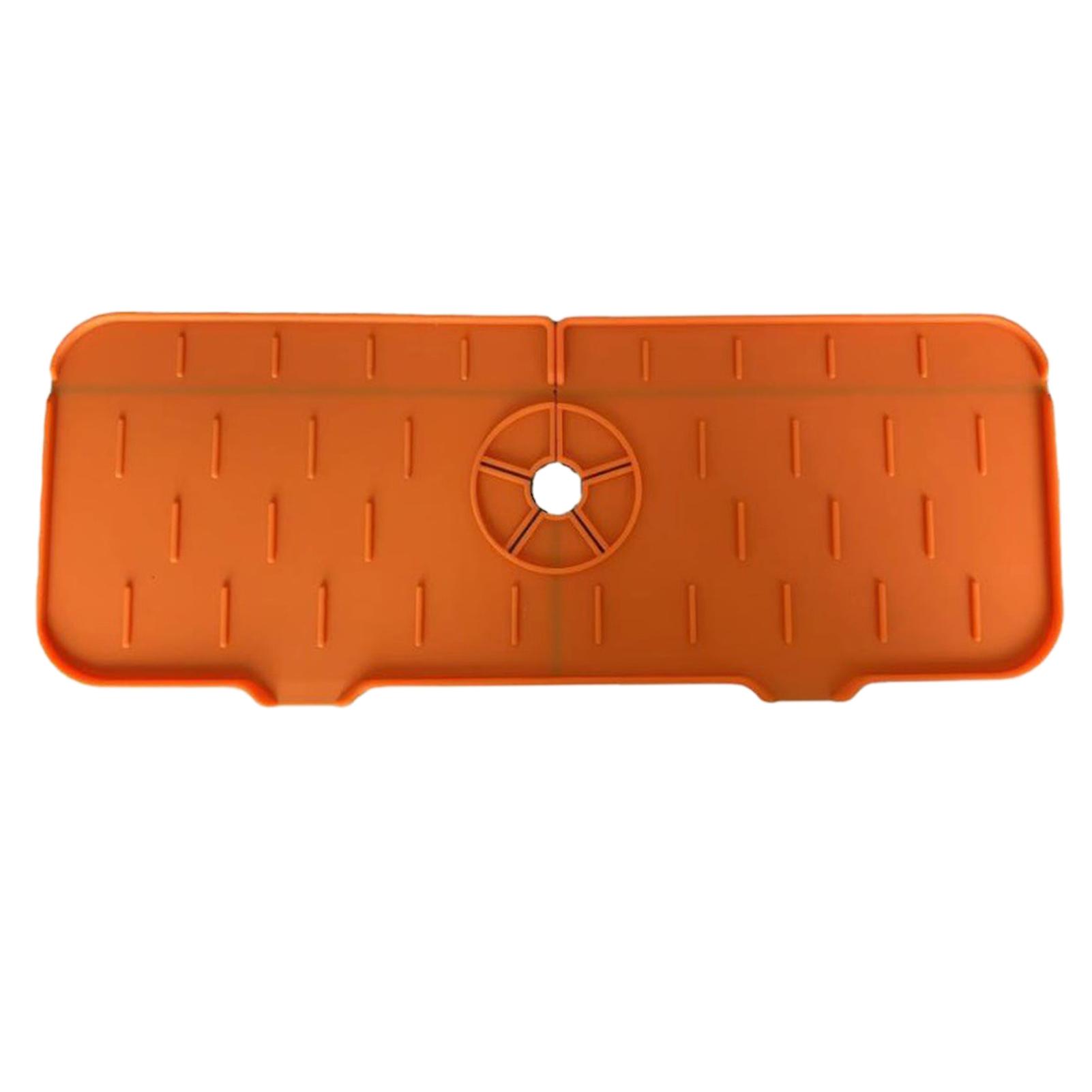 Water Draining And Drying Pad Kitchen Sink Splash Mat For Kitchen Bathroom For Countertop & Bathroom Sink