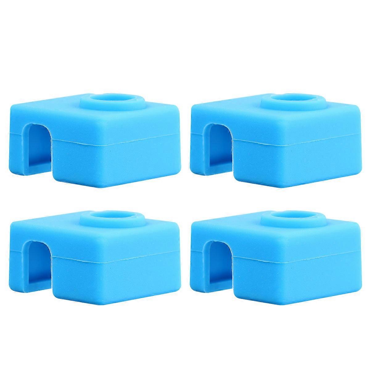 Heating Block Silicone Case Protective Cover for 3D Printer 5Pcs Kit