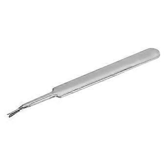 Neglebåndstrimmer rustfrit stål, gaffeltrimmer neglebånd til kvinder manicure