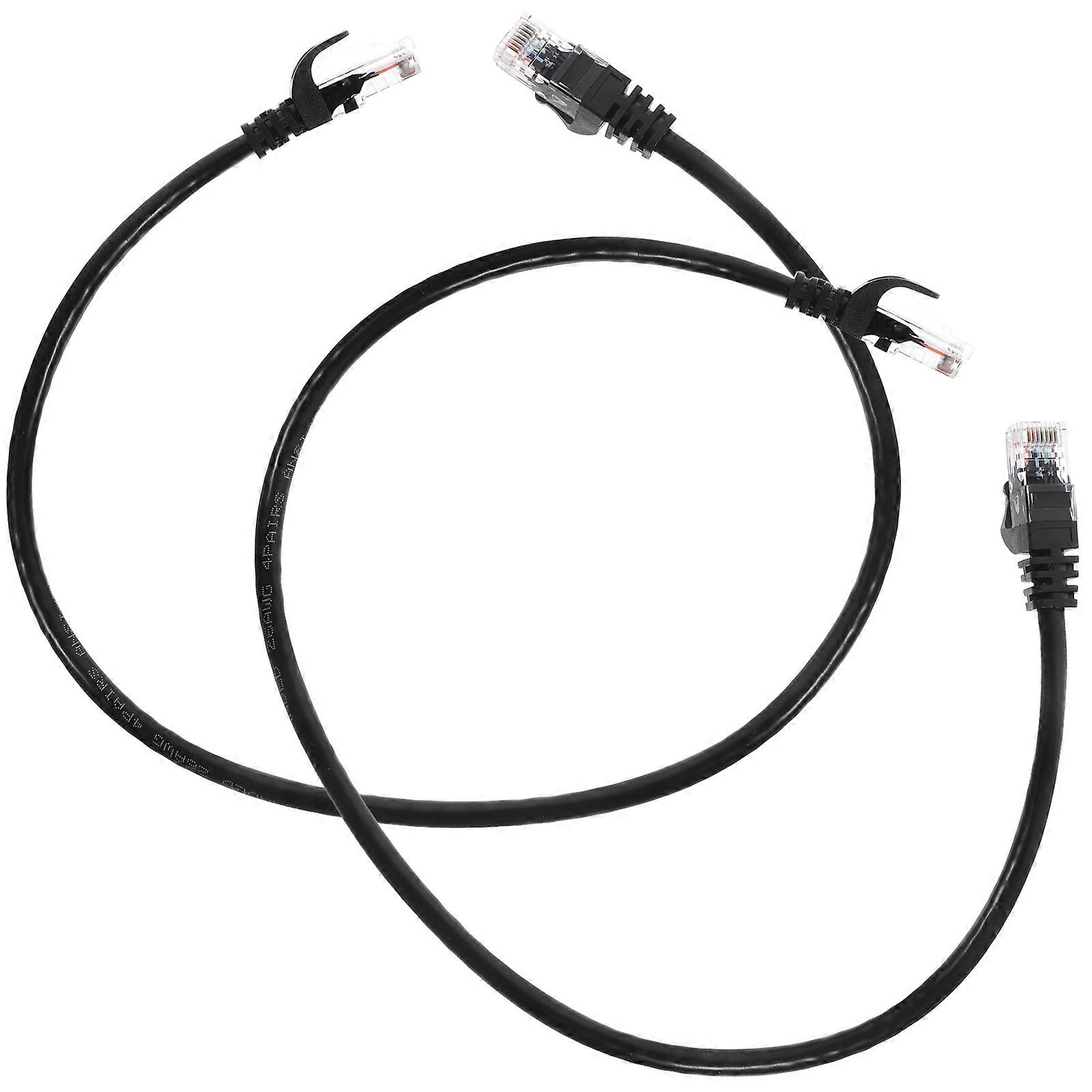 2Pcs Network Cable Cat6 Networking Cord Computer Network Cable Internet Cable