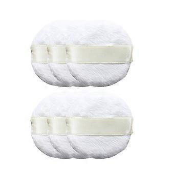 Makeup Sponge Ultra Short Plush Foundation Applicator 10Pcs White Set