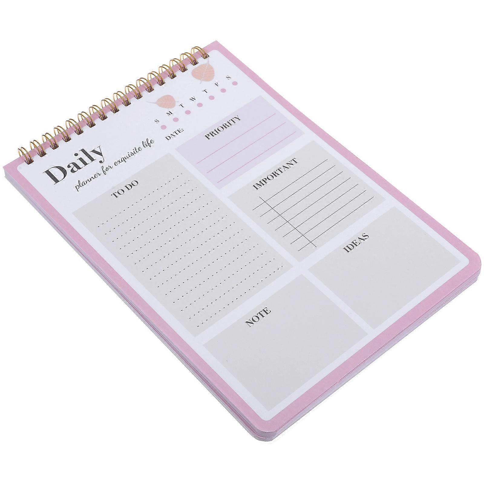 Time Management Notebook Study Planner for Writing Use to Do List Notepad