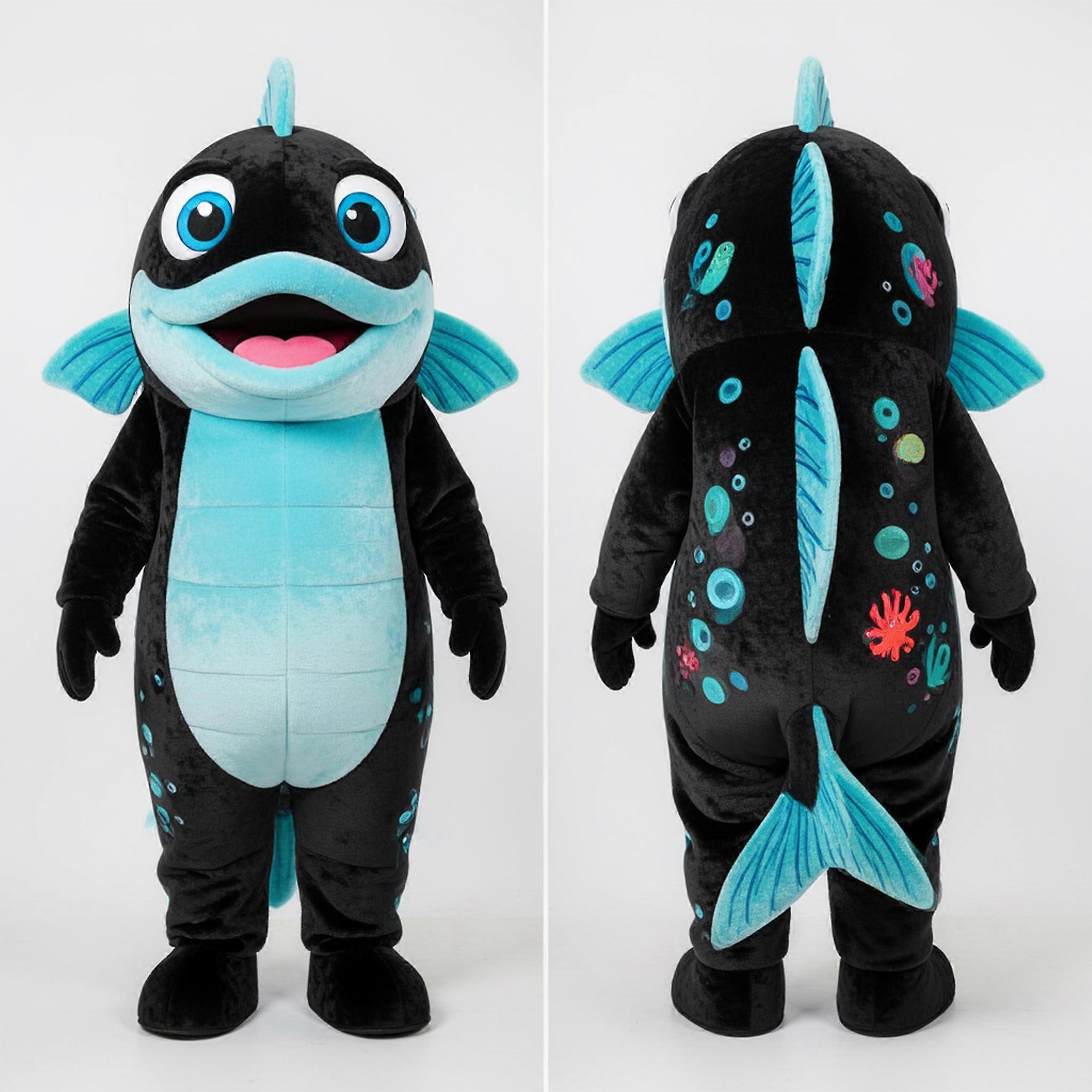 MASTICOT Midnight Blue Velvety Cod Mascot