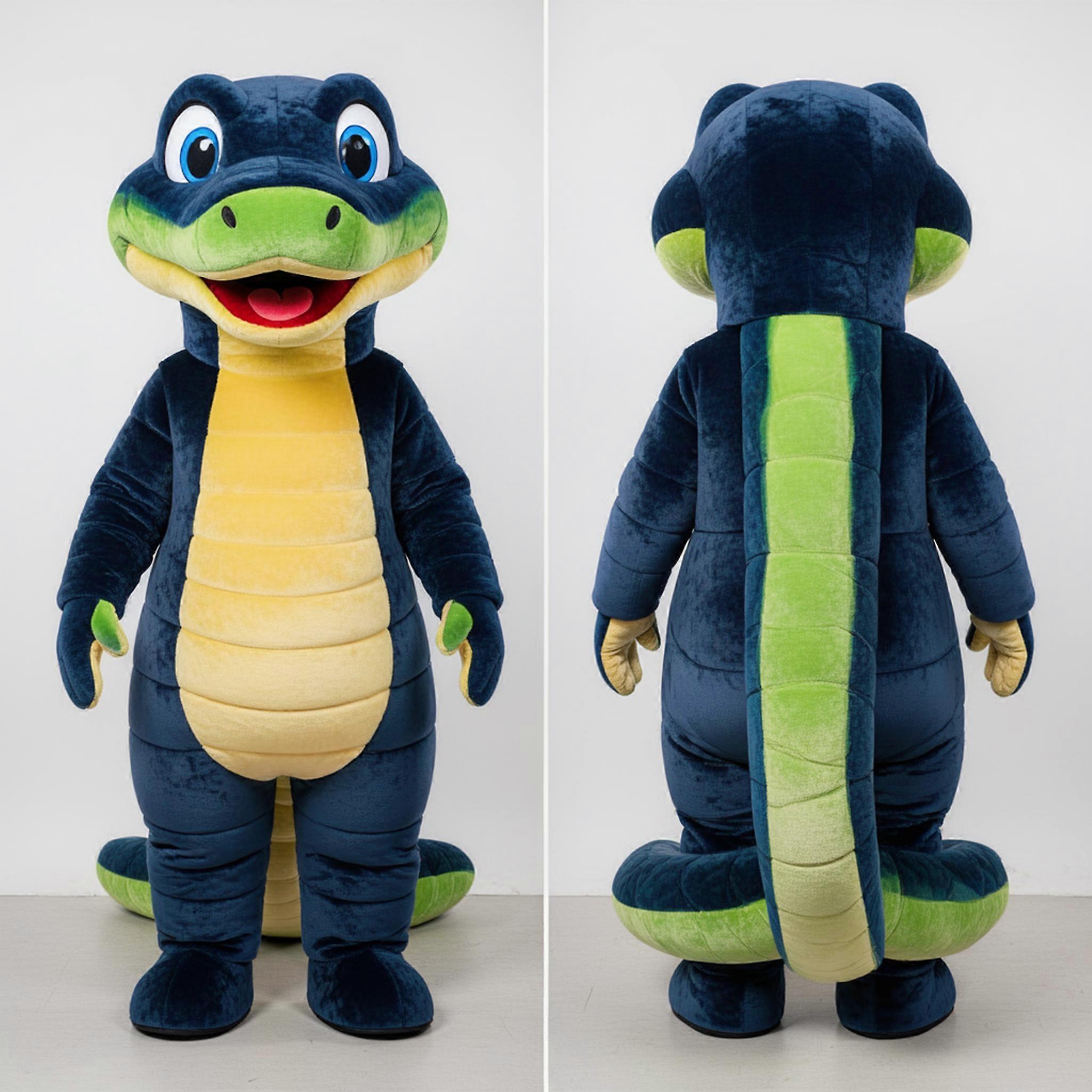 MASTICOT Navy Plush Titanoboa Mascot