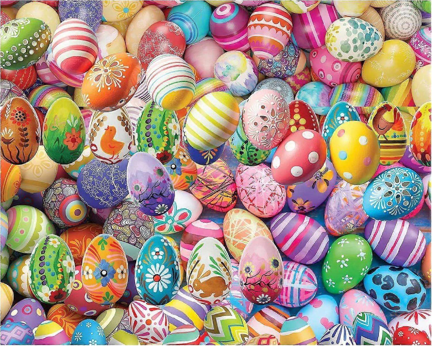 Jigsaw Puzzle Holiday Easter Eggs HAA803