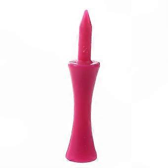 Extend & Stabilize Tee Height - 100 Pieces Hot Pink T Golf Tee Overlays, SN006 60MM