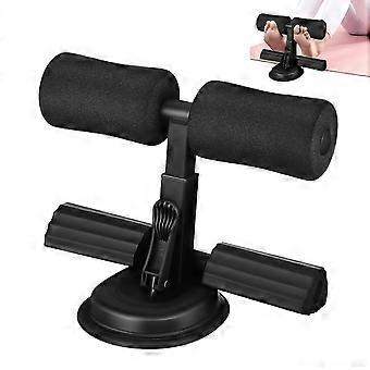 Adjustable Sit Up Bar with Suction Cups – Portable Ab Workout Equipment for Home Fitness, Core Exercise Assistant for Sit Ups, Push Ups, Planks, Yoga