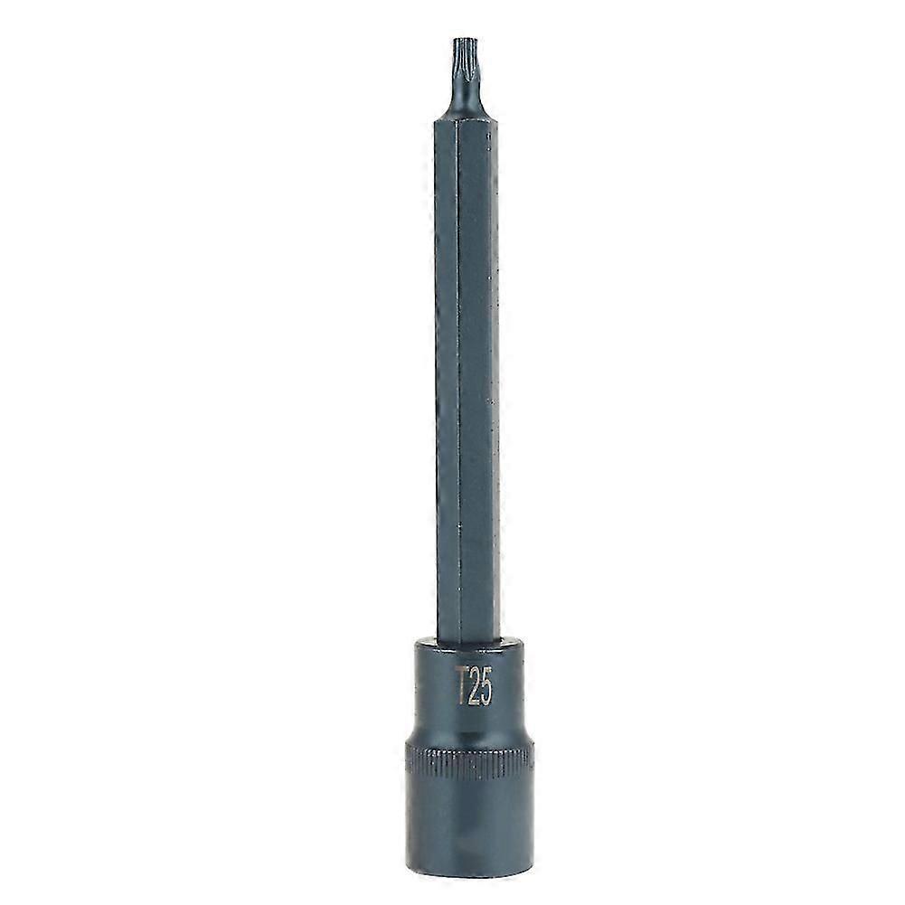 Plum Electric Screwdriver Socket Adapter, 1/2 150mm T25 Drive Socket with Star Bit, Power Tool Accessory for Socket Work