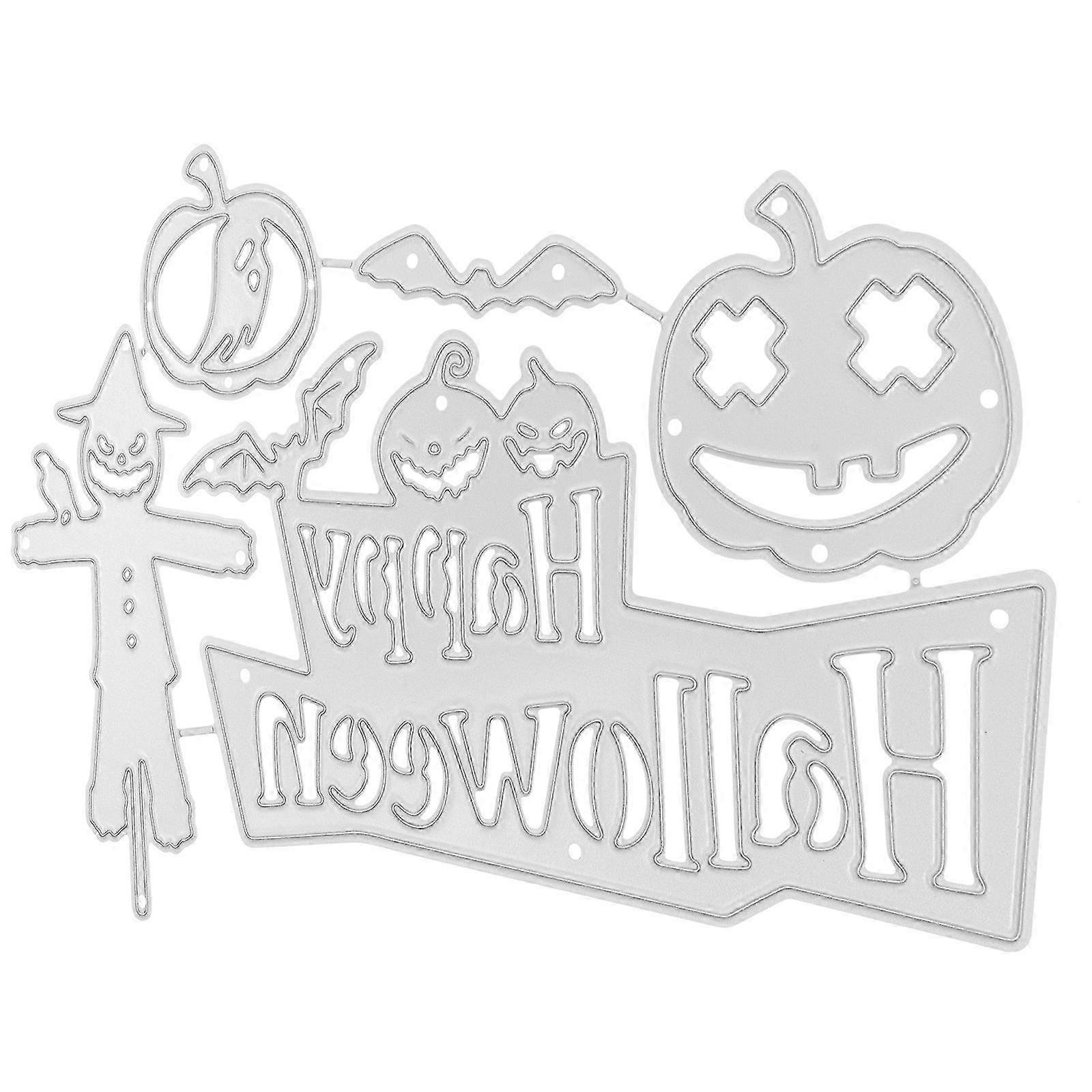 Scrapbooking Metal Cutting Dies Stencil Halloween Pattern