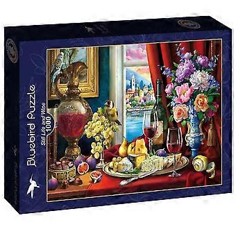 Still Life And Wine Puzzel 1000 Stukjes