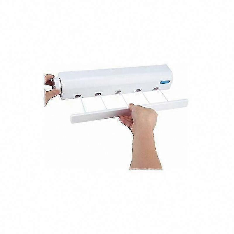 Retractable Indoor Clothesline - 4 or 5 Wire Automatic Laundry Drying Rack