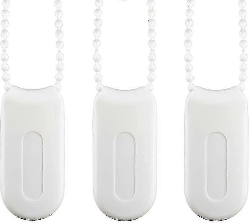 Plastic Pull String Pendants Curtain Cord Weights Window Shutter Safety Handle compatible with Vertical Blind And Drapes(white)3pcs