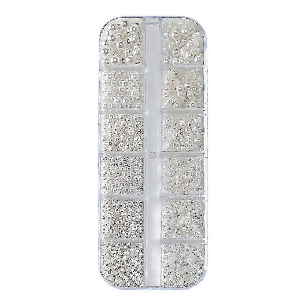Flat-Bottomed 3D Nail Art Gem Set