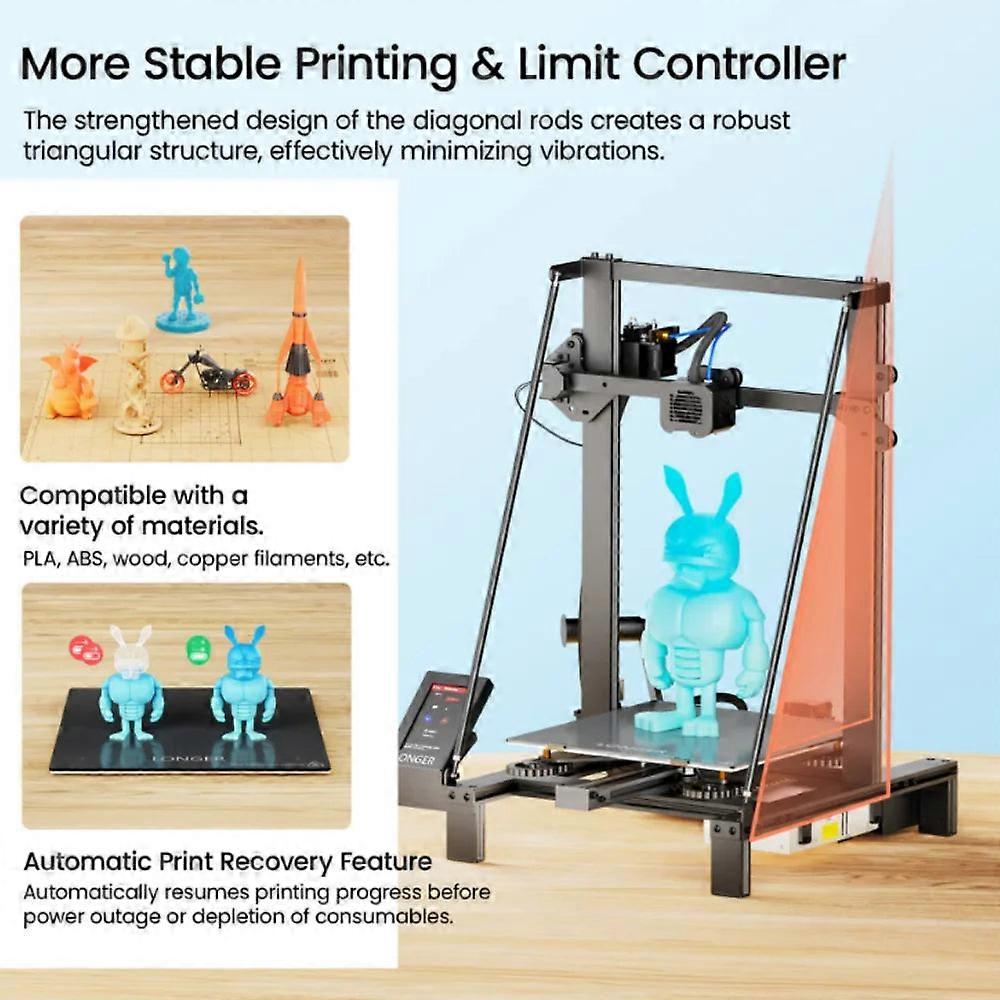 3D Printer - Grote 3D Printer - Desktop 3D Printer - Hobbyprinter