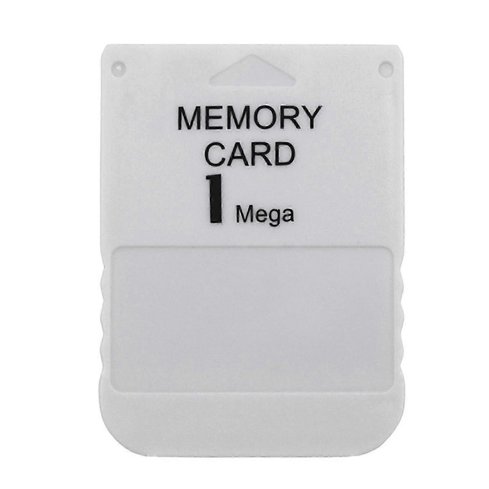 2X compatible with 1 Mega Memory Card compatible with PS1 PS One compatible with Playstation 1 Game Console Save Game Data Saving Progress 1MB Memory 