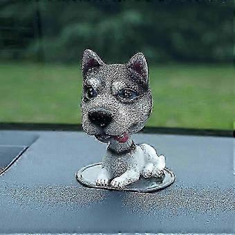 Eco Resin Husky Car Bobblehead Figurine-yzw