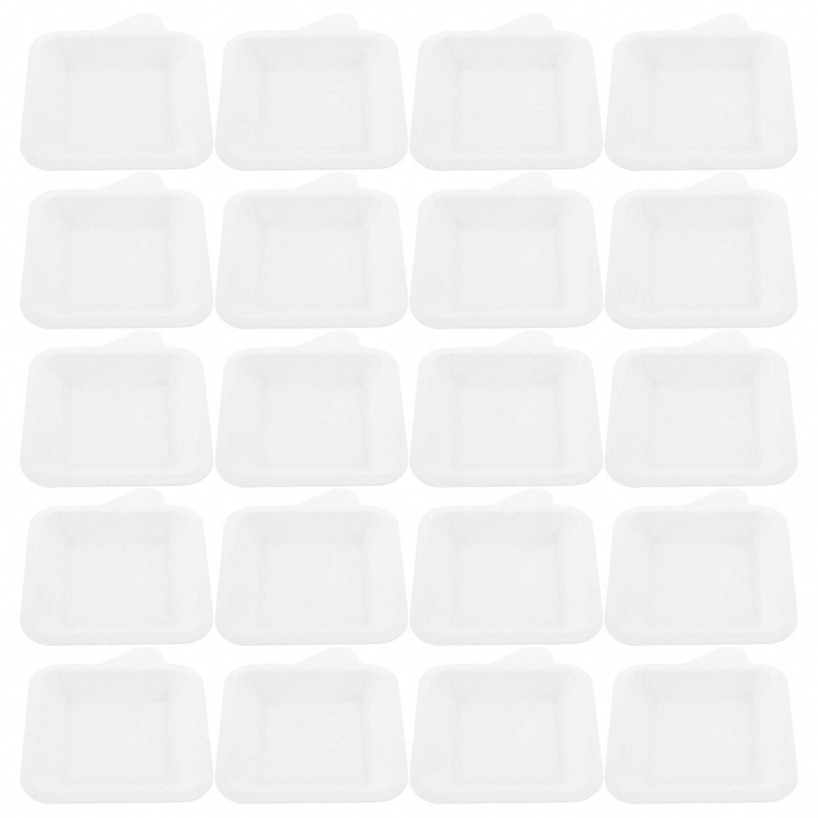 40 Pcs White Square Paper for Holding