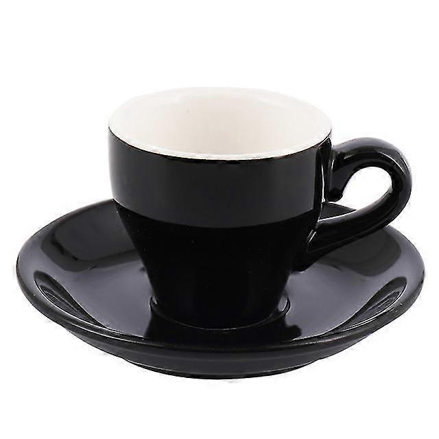 Macaron Espresso Black Italian Coffee Cup