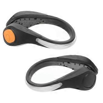 LED Reflective Clip Lights for Night Running with 4Pcs Safety Shoe Clips