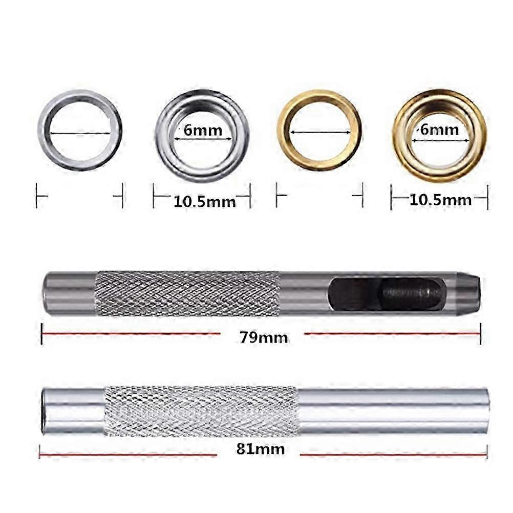 Brass Clothing Eyelet Kit 200 Sets Tools