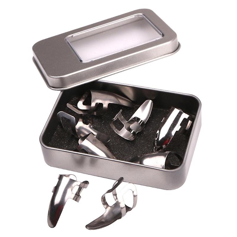 8st / Pack Thumb Pick Set För Spik Gitarr Plektrum Plektrum För Gitarr Bas Banjo