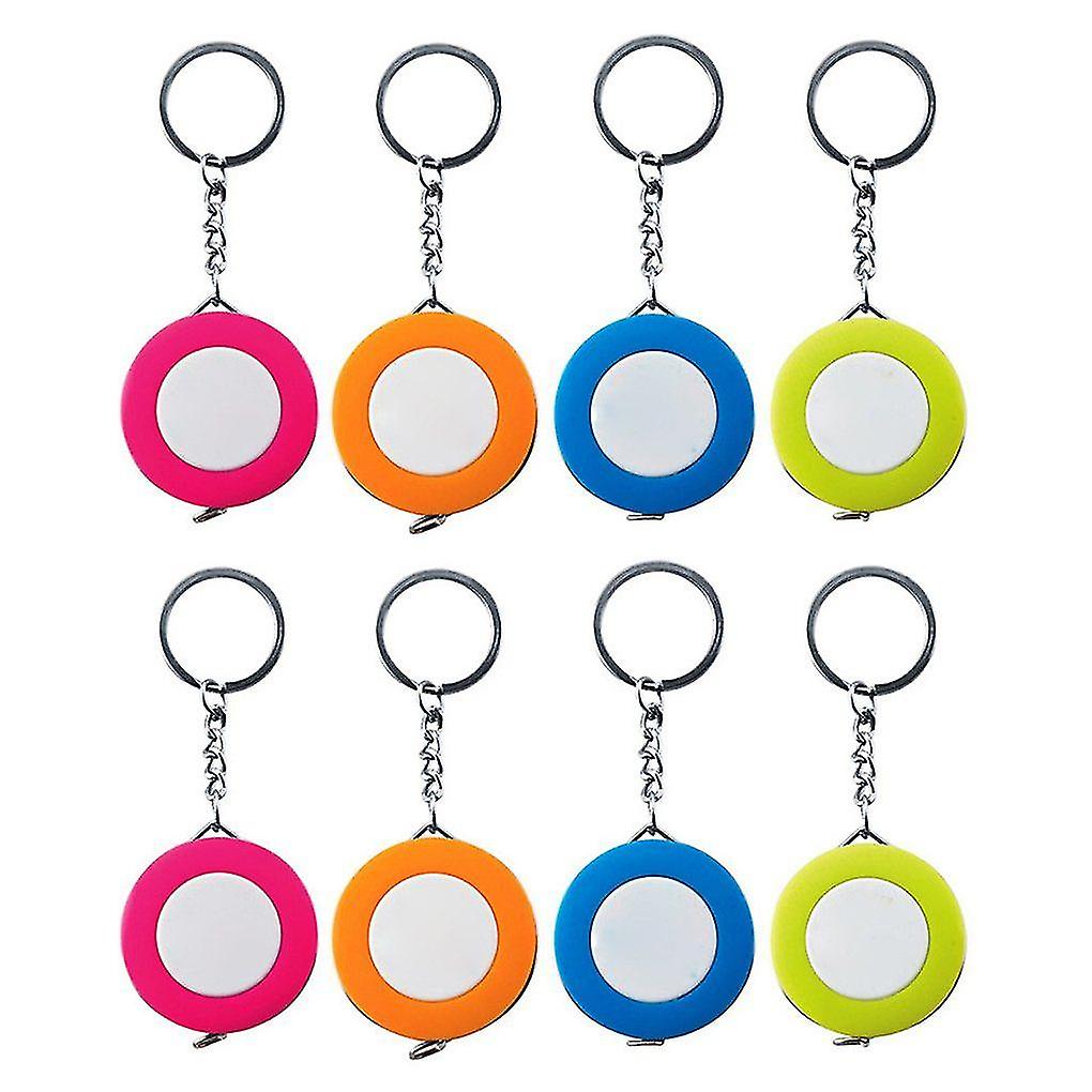 8pcs Soft Tape Measure Tailor Retractable Tape Measure,mini Tape Measure Keychain Three Circle Measu