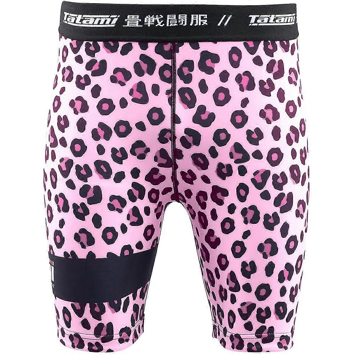 Tatami Fightwear Recharge Vale Tudo Shorts - Pink Leopard