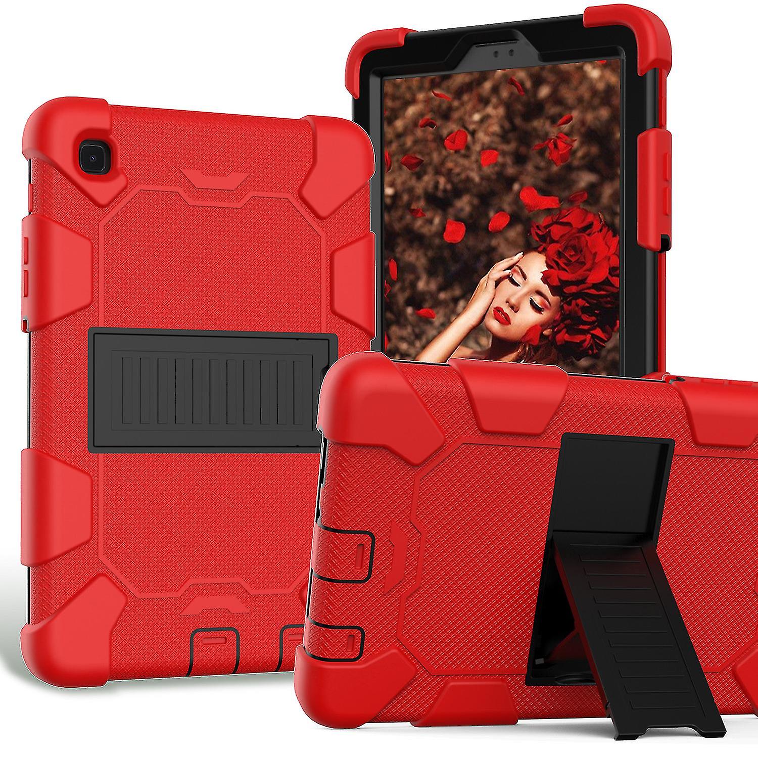 Case For Samsung Tab A7 Lite 8.7 Inch T225/t220 2021 With Adjustable Kickstand, 3 Layers Protection, Shock-proof, Button Available