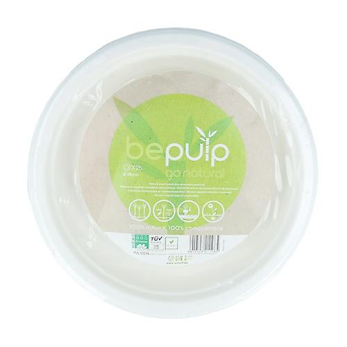 100% Compostable Fiber Dishes 25 units