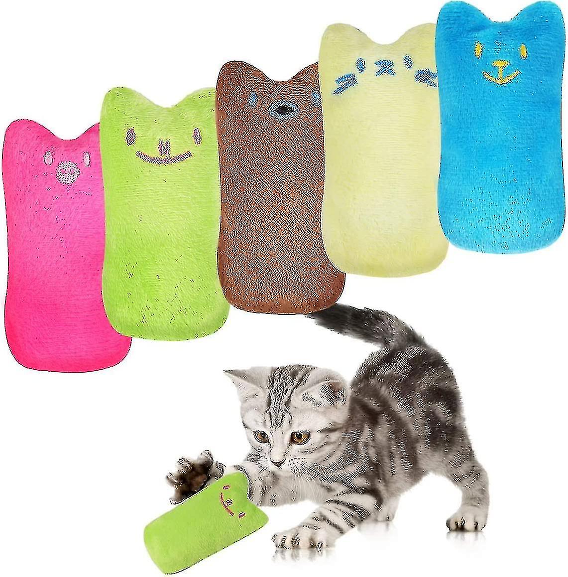 5 adet Catnip Peluş Oyuncak, Catnip Oyuncak Kediotu Pad Kedi