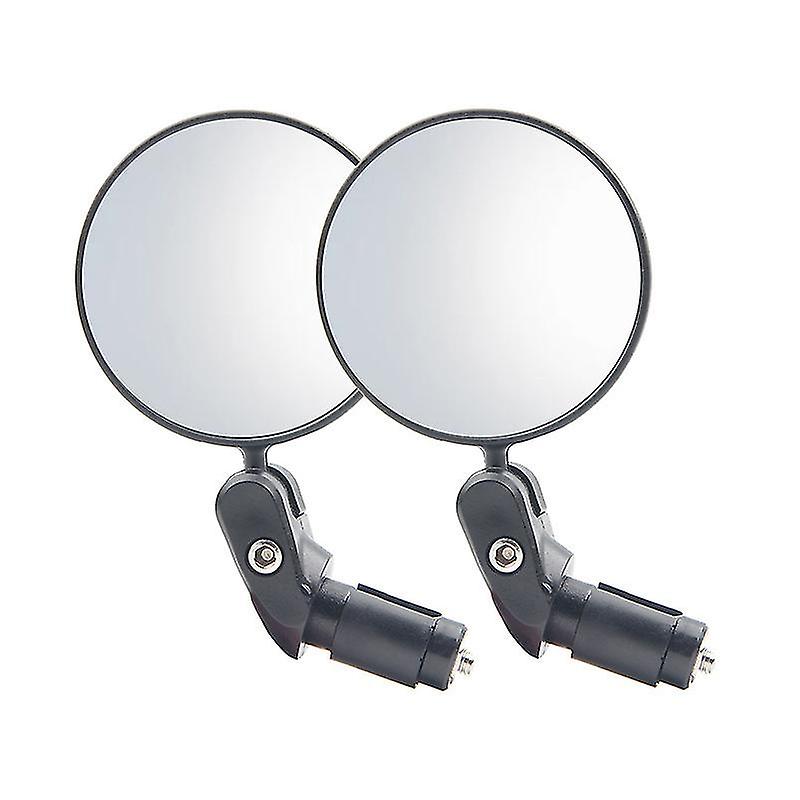 1/2pcs Round Auxiliary View Bar End For Bike Cycle Wide Adjable 360 Rotat Riding Convex | |