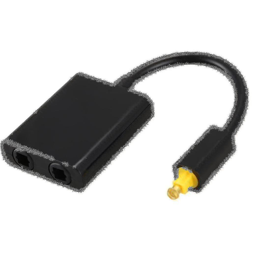 Séparateur audio optique Spdif numérique Adaptateur de séparateur Toslink 2 voies 1 entrée 2 sorties Spdif optique