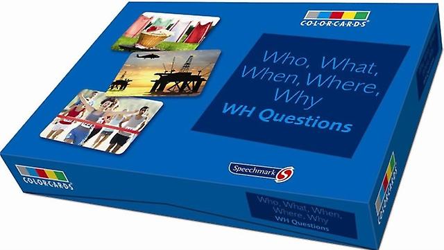 Who What When Where Colorcards Interrogative Pronouns by Speechmark Cards Book