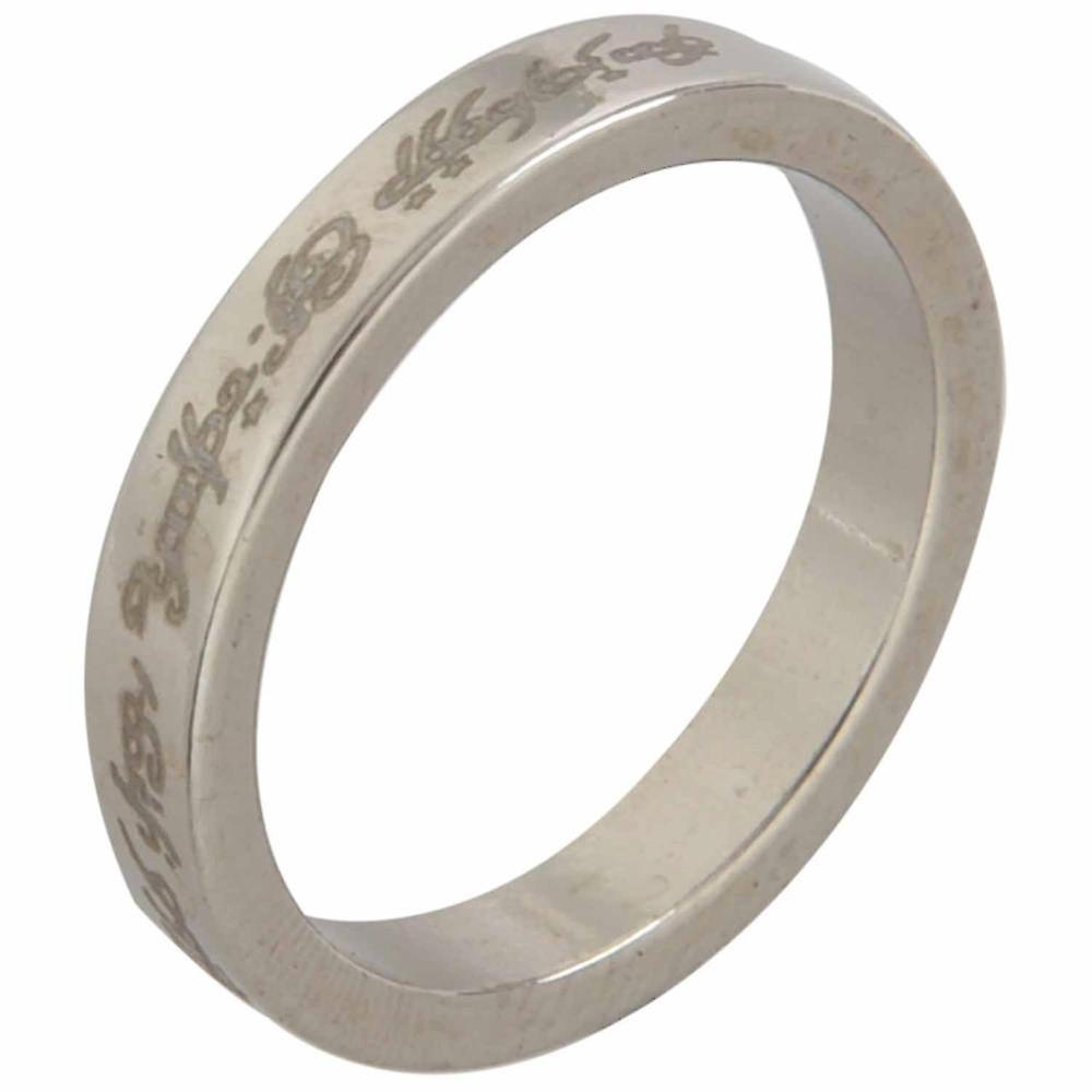 1 X Magnetic Ring Rings Magnet Ring Trick Silver Color