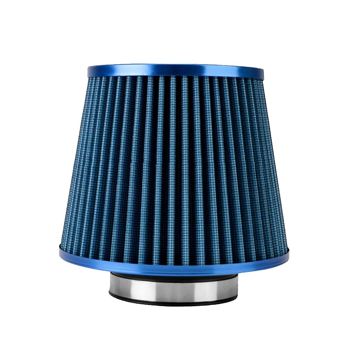 76mm Air Filter Mushroom Head Filter Exhaust Filter Intake Filter Universal Car Supplies Blue