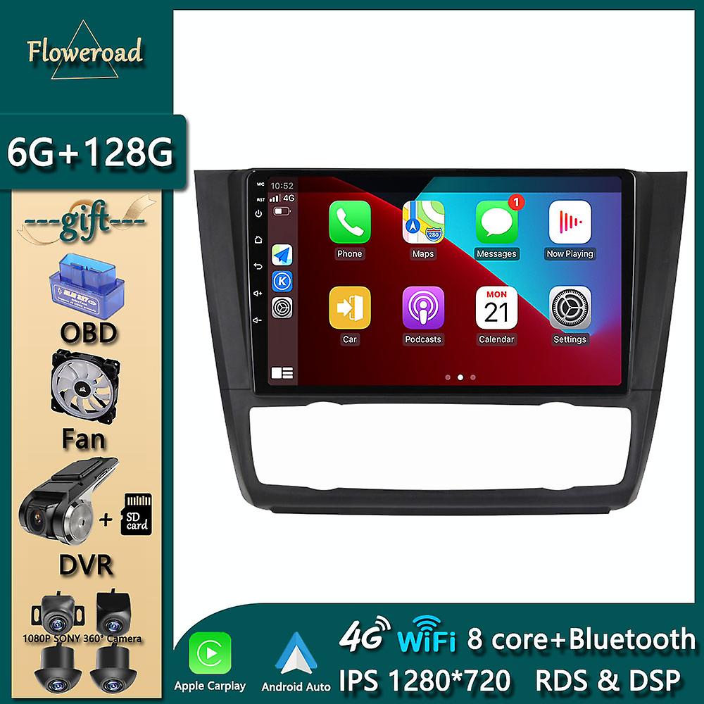 Carplay For BMW 1 Series E81 E82 E87 E88 2008 - 2012 Car Android Navigation GPS Radio Stereo Monitor Multimedia Player IPS Video