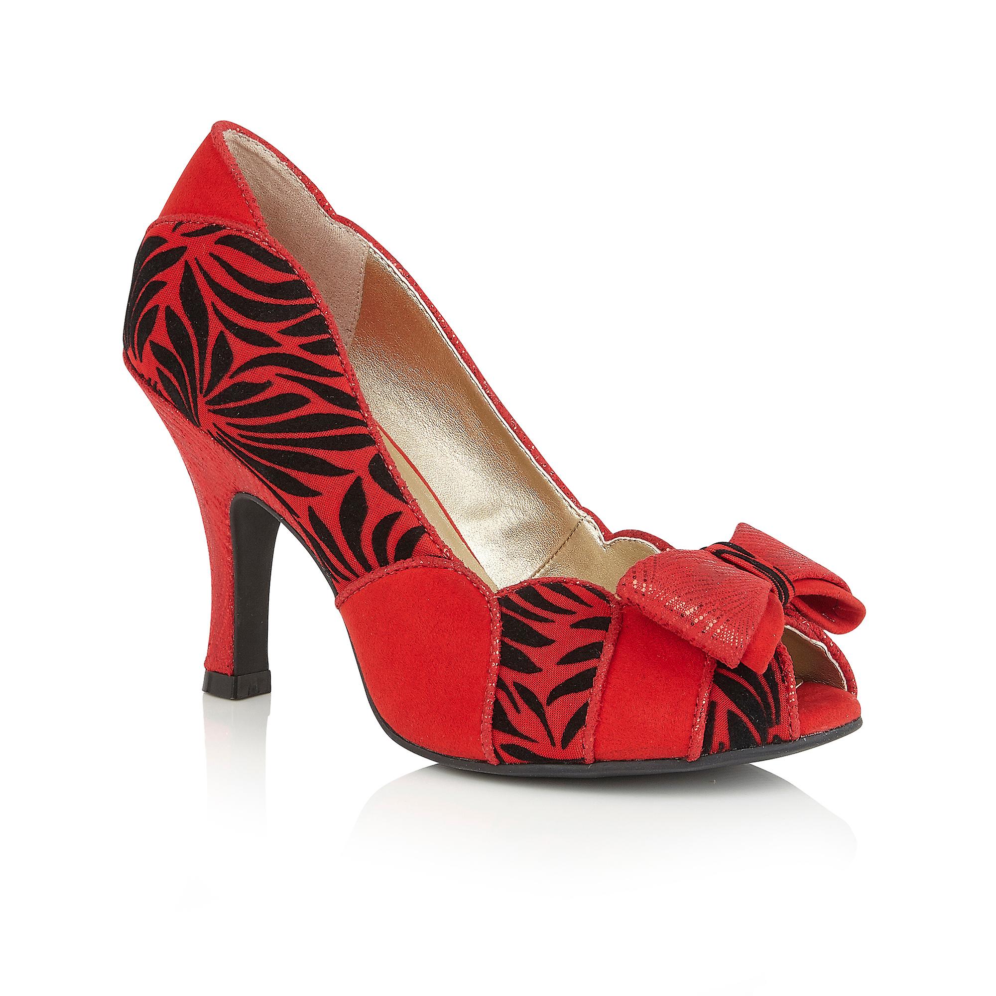 Ruby Shoo Women's Harper Art Deco Peeptoe High Heels