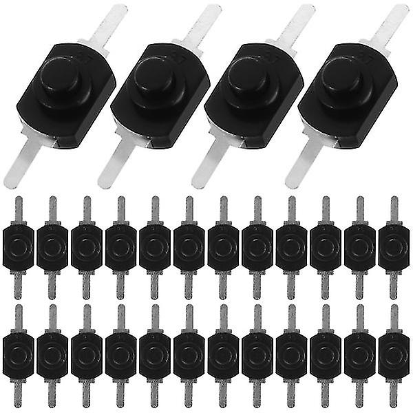50pcs Mini Switch Latching Micro Push Button Switch Flashlight On-off Switch