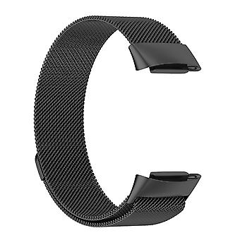 230mm Longueur Milanese En Acier Inoxydable Bracelet De Montre À Maille Fine Fine Mesh Bracelet De Montre pour Fitbit Charge 6/5
