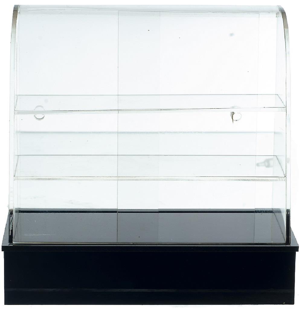 Dolls House Display Case Store Counter Black Miniature Shop Fitting Furniture 1:12