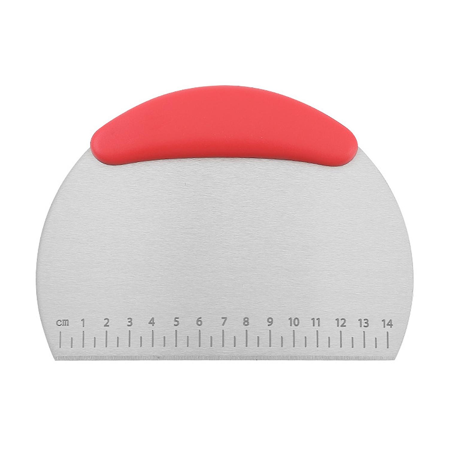 ZHOUBA Fondant Spatula Comfortable Grip Non-stick Cutting Fondant Dessert Pastry Scraper Nougat Tool