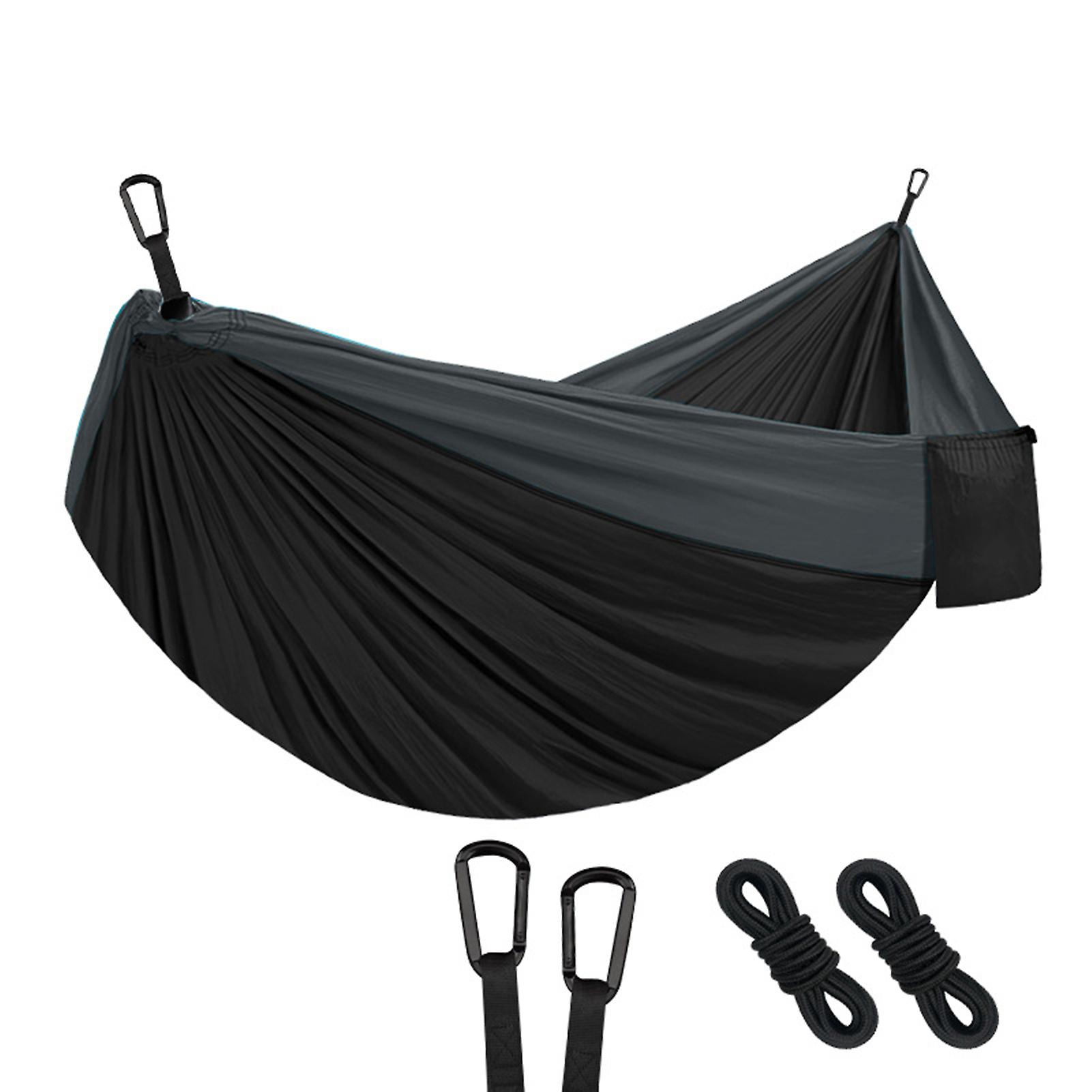 Outdoor Hammock Single and Double Camping Hammock Indoor Color-Blocking Swing Hammock Safe and