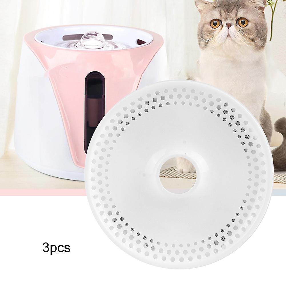 3Pcs Activated Carbon Filter for Automatic Dog Water Dispenser