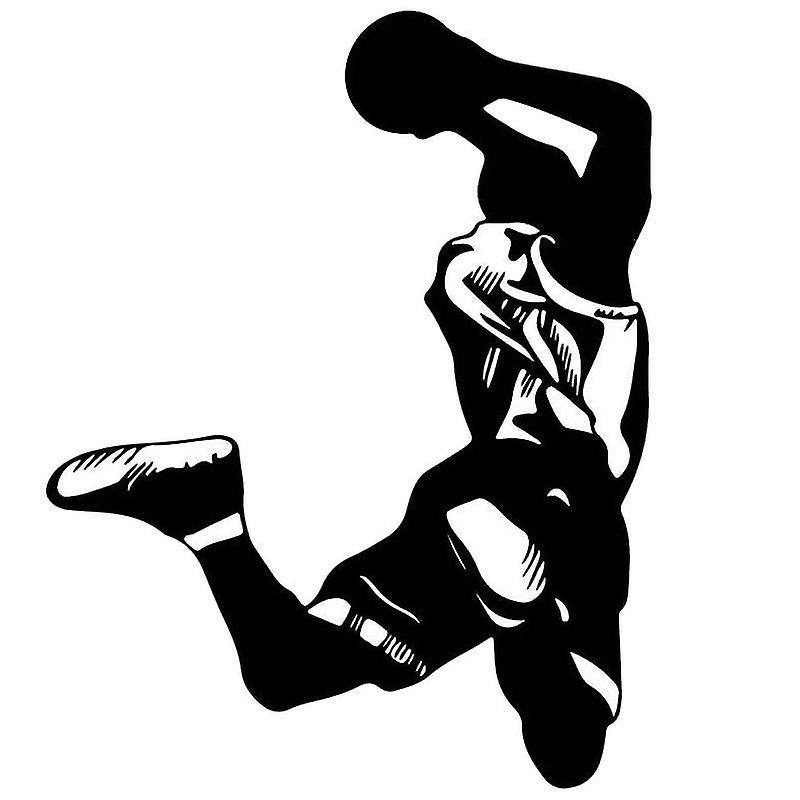 Basketball Removable Stickers Gym Bedroom Sofa Backdrop