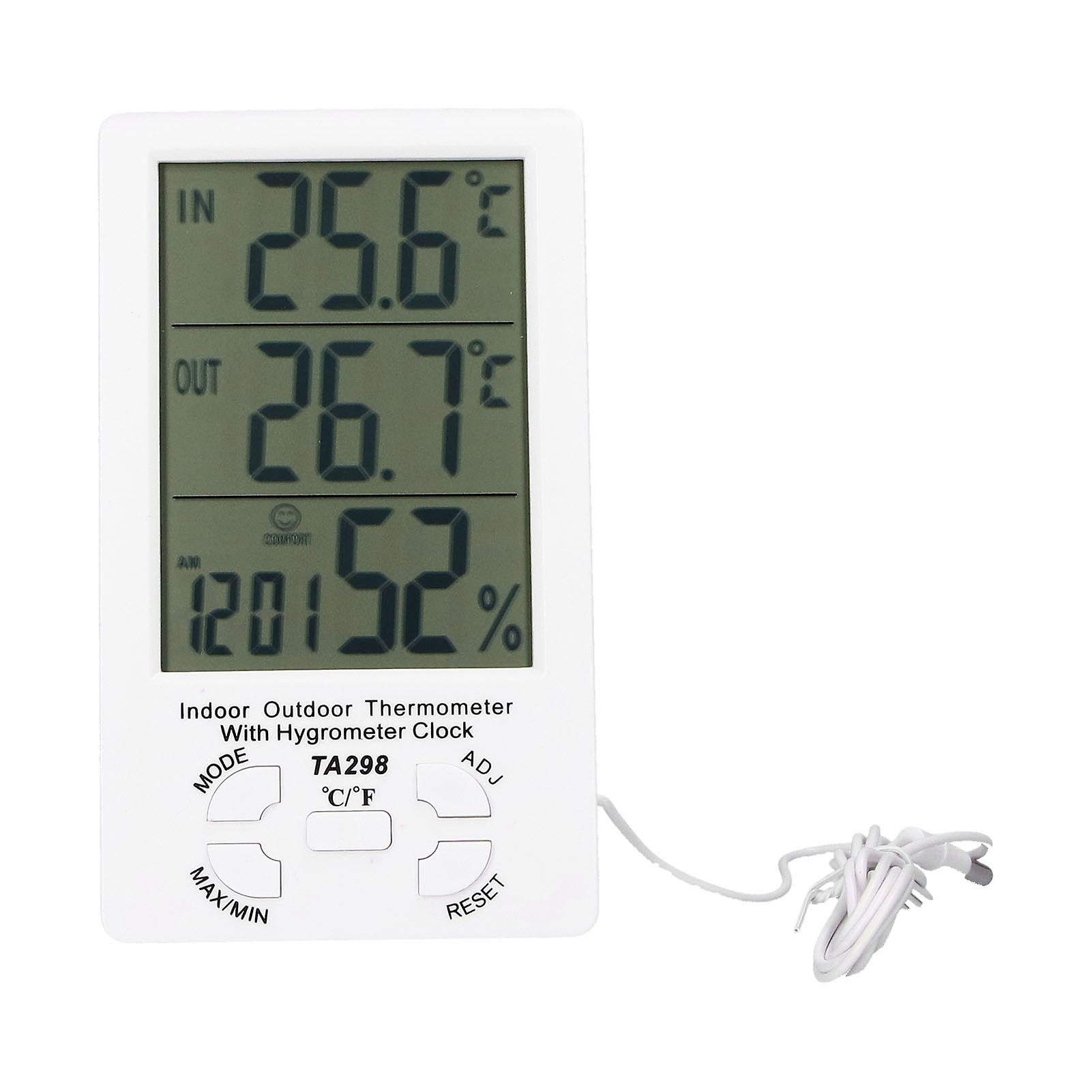 Indoor Hygrometer Digital Electronic Thermometer and Humidity Gauge with Temperature Humidity Monitor for Home