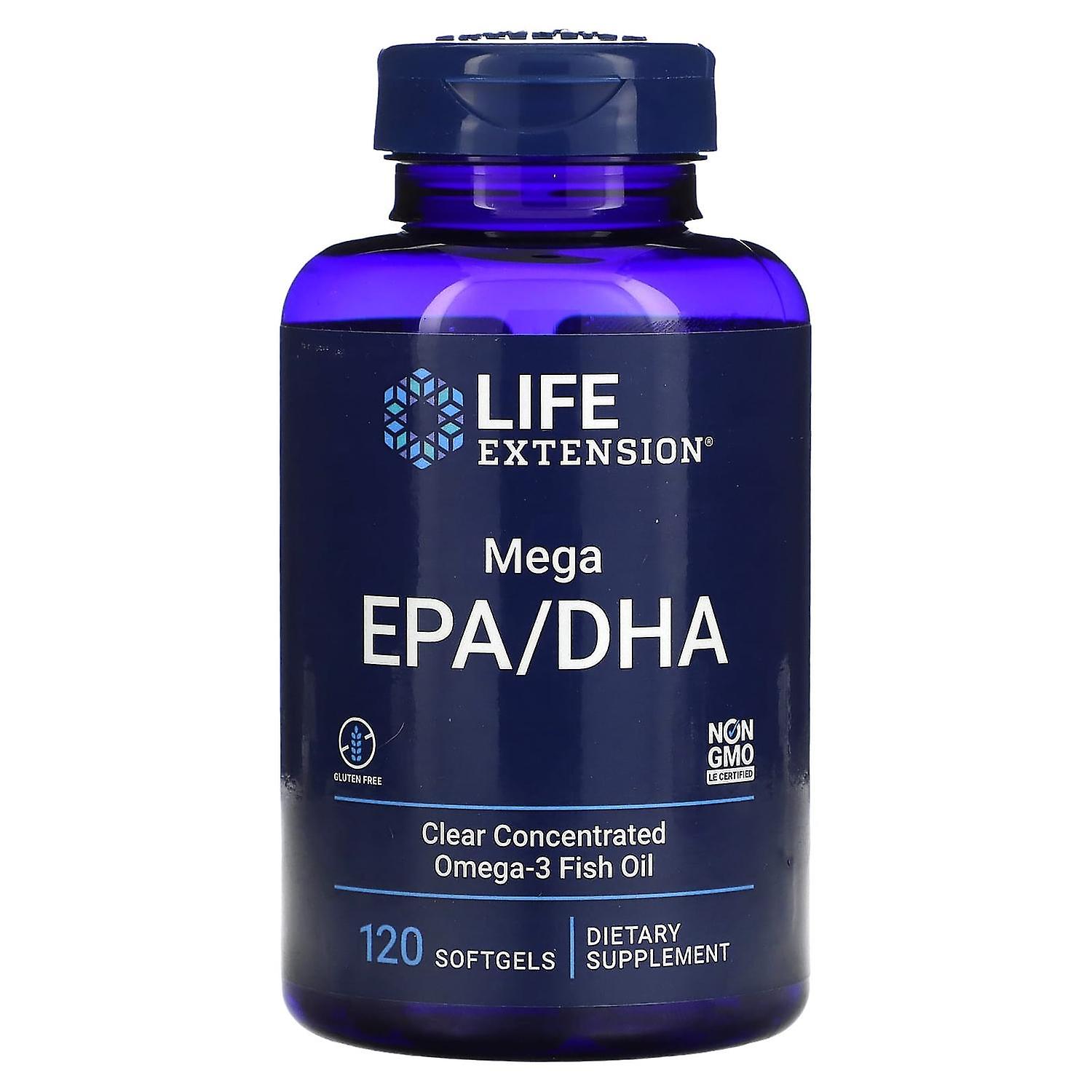 Life Extension, Mega EPA/DHA, 120 Softgels
