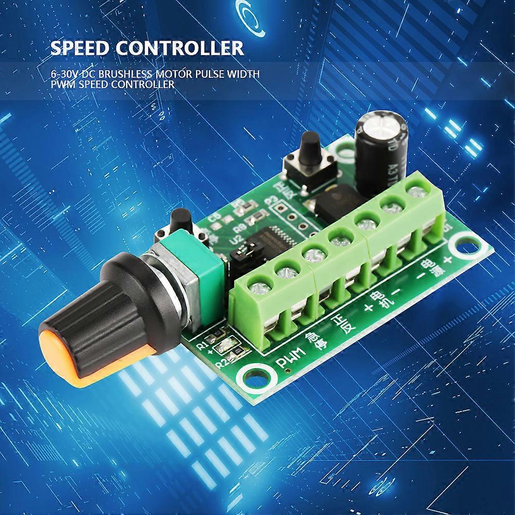 6-30V DC Brushless Motor Pulse Width PWM Speed Controller Regulator Switch A-B