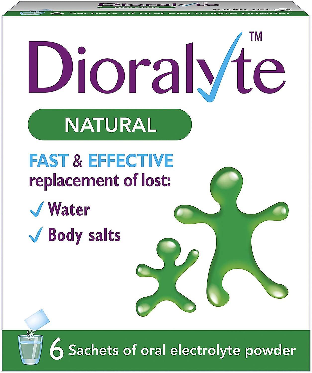 Dioralyte Natural Flavour - 6 Sachets
